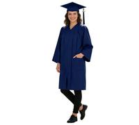 Generico Set Abito Da Laurea Per Adulti Con Cappello Tocco E Toga Nera, Ideale Per Cerimonie, Foto E Eventi Accademici, Taglie Comode E Tessuto Di Qualità Abito Da Laureato Set