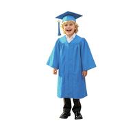 Generico Set Abito Da Laureato Con Toga E Tocco Per Bambini Della Scuola Materna Ed Elementare Costume Per La Cerimonia Di Fine Anno Travestimento Completo Disponibile Per Bambine E Bambini 4-10 Anni