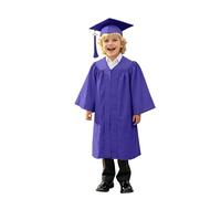 Generico Set Abito Da Laureato Con Toga E Tocco Per Bambini Della Scuola Materna Ed Elementare Costume Per La Cerimonia Di Fine Anno Travestimento Completo Disponibile Per Bambine E Bambini 4-10 Anni