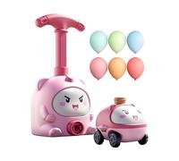 Generico Set Auto Giocattolo A Palloncino Con Pompa, Veicoli Giocattolo per Bambini, Auto da Corsa a Propulsione a Palloncino, per Maschietti Prescolari Casa Classe Scuola Camera da Studio Sala