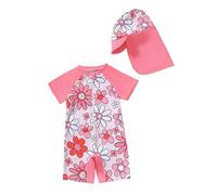 Generico Set Bikini da Ragazza - Bikini Ragazze Costume da Bagno per Bambine 2 Pezzi con Stampa di Anguria e Cuffia da Bagno per Neonati e Bambini (2-3 Years)