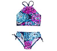 Generico Set Bikini per Ragazze 2025 Estate 2/3 Pezzi Cute Ispirato A Personaggi Cartoni Animati Costume da Bagno Traspirante Due Tankini Spiaggia Mare Ragazza 7-12 Anni