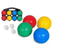 Generico Set Bocce da Giardino 8 Palle Colorate con Valigetta, 29x20x6 cm Bocce Piene per Bambini e Adulti, da Spiaggia, Giardino, Parco, Prato, Sportivo per Esterni Giochi di Abilità