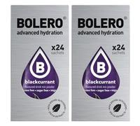 Generico Set Bolero Drink da 48 Bustine 3 grammi Blackcurrant (ribes nero) 3 gr Gusti Diversi alla Frutta Preparato Polvere Solubile Bevanda Fresca in Acqua,144 grammi dolcificato stevia, 0.14 kg