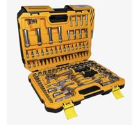 Generico Set Chiavi a Bussola 94 Pezzi, Kit Professionale con Cricchetto, Bussole Corte e Lunghe, Inserti e Adattatori, Valigetta Gialla