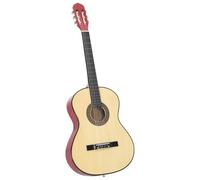 Generico Set Chitarra Classica per Principianti 12 pz 4/4 39",Marrone Chiaro,3.65kg,70107