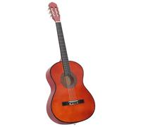 Generico Set Chitarra Classica per Principianti 12 pz 4/4 39",Marrone Scuro,3.65kg,70113