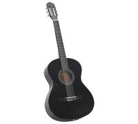 Generico Set Chitarra Classica per Principianti 12 pz Nera 4/4 39",Nero,3.65kg,70111