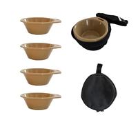 Generico Set Ciotole Da Campeggio - Stoviglie Da Esterno In PP 12,8 X 4,3 X 4,3 Cm, Da Viaggio Da Viaggio 180 Ml | Struttura Del Contenitore Per Pasti Impilabile Di Utilizzo Dell'avventura, Cos