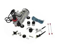Generico Set Compressore Aerografo con 2 Pistole,Articoli di ferramenta,Utensili,Compattatori-140283