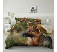 Generico Set Copripiumino Con Stampa, Facile Da Pulire Traspirante Reversibile, Film Animali Cani Biancheria Da Letto Lavabile 220 X 240 Cmper Ragazzi E Ragazze Multicolore