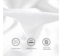 Generico Set Copripiumino una Piazza e Mezza Pianeta Biancheria Da Letto Microfibra Morbida Natale Copripiumini 200x200 cm con 2 Federe Cuscino, Zip Nascosto -KG2955