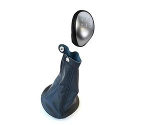 GENERICO Set Cuffia e Pomello Leva Cambio COMPATIBILE PER LANCIA YPSILON Y 843 2003 2011 2007-2015 Impugnatura 5 Marce