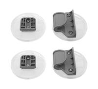 Generico Set da 2 Pezzi Connettori in Plastica per Cancelletto Sicurezza Accessori di Fissaggio e Supporto Stabile per Box Interni Installazione Rapida senza Utensili