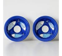 Generico Set da 2 Piatti Fondo in Ceramica Artigianale Ø 28 cm Stile Vietrese - Dipinto a Mano- Piatto da Portata, Servizio da Tavola -Vietri-Costiera Amalfitana-Caltagirone-Sicilia-0108251301