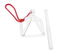 Generico Set da 2 Piramidi Cantanti in Quarzo Leggio e Verga per Musicoterapia, Ornamento per Meditazione e Guarigione Sonora, Portatile per Rilassamento e Benessere Quotidiano
