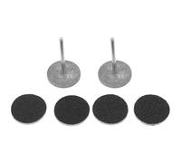 Generico Set da 2 Punte Abrasive per Trapano Unghie con Disco Abrasivo Sostituibile, Strumenti per Manicure Russa Professionale, per Cura Cuticole e Pedicure, Accessori Compatti per Saloni