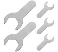 Generico Set da 5 Chiavi Multifunzionali per Bombola del Gas Chiavi Manuali in Metallo Resistente Bocca Extra Large 27Mm Strumenti per Valvole Adatti All’Uso Domestico e Outdoor