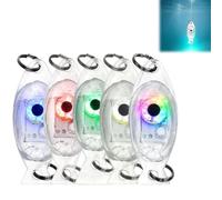 Generico Set da 5 lampade Ultra-Luminose per trappole da Pesca, Esche Luminose Impermeabili per Pesca in acque Profonde, galleggianti notturni, lampade LED per Esche, trote e salmoni (Mix)