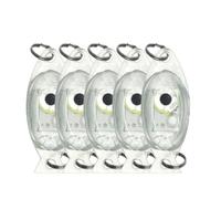 Generico Set da 5 lampade Ultra-Luminose per trappole da Pesca, Esche Luminose Impermeabili per Pesca in acque Profonde, galleggianti notturni, lampade LED per Esche, trote e salmoni (Bianco)