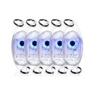 Generico Set da 5 lampade Ultra-Luminose per trappole da Pesca, Esche Luminose Impermeabili per Pesca in acque Profonde, galleggianti notturni, lampade LED per Esche, trote e salmoni (Blu)