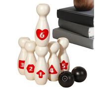 Generico Set da Bowling per Bambini, Divertente Set da Gioco Leggero, Giocattolo con Palla da Bowling per Bambini - Ragazzi Ragazze Adolescenti Giardino Cortile Prato Parchi Cortile Spiagge Cortili