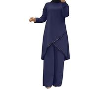 Generico Set da preghiera composto da 2 pezzi, Khimar in taglia unica a infilare, ideale per uso quotidiano, casa, lavoro, viaggi, Hajj, Umrah, moschea, Madrassa, Ramadan, Eid