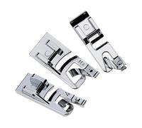 Generico Set di 3 Piedini for Macchina da Cucire for Orlo Arrotolato Stretto (3 mm, 4 e 6 mm) Adatti for Macchine domestiche