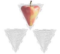 Generico Set di 3 Stencil per La Coltivazione di Frutta E Verdura, Forme Trasparenti Triangolari E Cubiche, Dimensione 10x10x10cm, Coltivazione A Forma Unica per Cetrioli, Fragole