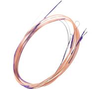 Generico Set di 4 Corde per Liuto Cinese in Acciaio Suono Sostenuto, per Esercitarsi e Sostituire le Corde Professionali