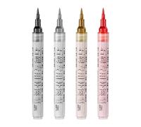 Generico Set Di 4 Pennarelli Per Lapidi, Ad Asciugatura Rapida, Resistenti Sbiadimento E Impermeabili, Ideali Per Scritte Su Lapidi E Iscrizioni Commemorative