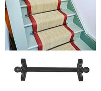 Generico Set di 5 aste Regolabili per tappeti per Scale, Resistenti e Facili da installare, Ideali per Fissare i tappeti e Come complemento d'arredo, Lunghezza 101 cm (4