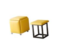 Generico Set di 5 sgabelli impilabili salvaspazio, sgabelli multiuso impilabili, for piccoli appartamenti, aule, giardini, uffici, balconi(Color 2,35x35cm)