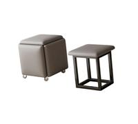 Generico Set di 5 sgabelli impilabili salvaspazio, sgabelli multiuso impilabili, for piccoli appartamenti, aule, giardini, uffici, balconi(Color 5,45x45cm)