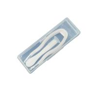 Generico Set di 5 strumenti portatili for lenti a contatto (inseritore/rimozione + pinzetta con punta morbida)(White)