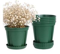 Genérico Set di 5 vasi con fori | Vasi per interni, orchidea Monstera, casa, camera da letto, patio, terrazza, per giardinaggio, ufficio, patio, terrazza,