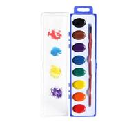 Generico Set Di Acquerelli Per Bambini Set Portatile 8 Colori Lavabili | Set Di Acquerelli Da Viaggio per Bambini, Adulti, Principianti, Scuola 'Infanzia, Attività Artistiche, Ritorno a Scuola