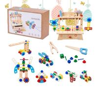 Generico Set di Attrezzi per Bambini,Banco Di Gioco Con E Chiavi | Giochi Costruzioni Realistiche Per Bambini Preschool A Casa Scuola Interno Esterno Giardino