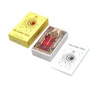 Generico Set Di Carte Dei Tarocchi - Gioco da 78 Carte | Mazzo Di Tarocchi Divertente,per la Divinazione, i Principianti, il Natale, i Viaggi, il Diario, l'Apprendimento, le Stesure e i Raduni