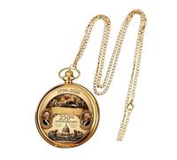 Generico Set Di Catene Per Da Tasca - Accessorio Per Vintage Americano Del 250°, Gioielli Con A Lancetta Retrò | Movimento Classico Al Quarzo Display Analogico Pendente Stil