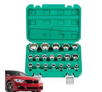 Generico Set Di Chiavi A A 12 Punti - Di I A Da 123 Pezzi 1/2" 1/4" 3/8", Di Attrezzi Meccanici Con A Cricchetto A Sgancio Rapido, Chiavi Inglesi, Chiave Esagonale Per