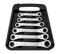 Generico Set Di Chiavi A Bussola Metriche Da 6 Pezzi, Chiavi A Cricchetto Da 6-19 Mm Con Organizer For Riporre Gli Attrezzi