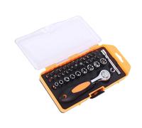 Genérico Set Di Chiavi A Cricchetto In Acciaio Resistente Per Molteplici Utilizzi,Chiave A Bussola Per Riparazione Manuale - Per Professionisti Tecnici Manutenzione Auto, Riparazioni Domestiche