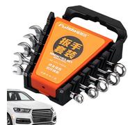 Generico Set di chiavi a cricchetto, kit chiavi a cricchetto - Set di cricchetti combinati a,Utensili manuali, chiave a con organizer per riporre gli oggetti, kit di metriche 6-17