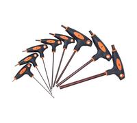 Generico Set Di Chiavi Allen A Manico A T | 8 Pezzi Chiavi Esagonali Bifacciali Con Manico A T - Set Esagonali Multifunzionale,Per Esterno Casa Mobili Bicicletta Garage Meccanico Auto