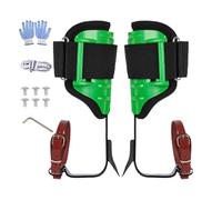Generico Set di Chiodi per Arrampicata sugli Alberi - Kit Regolabili in Acciaio da 40,5-48 cm, Attrezzatura ergonomica per Arrampicata sulle Gambe, Strumento Professionale per Arboricoltore | d