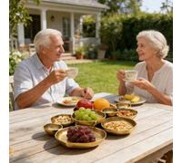 Generico Set Di Ciotole Per Ospitalità E Intrattenimento - Per Snack In Oro Lucido E Brillante,Gruppo Di 9 Ciotole Da Servizio - Per Salsa Per Patatine, Noci, Colazione, Matrimonio E Ospiti