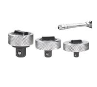 Generico Set di cricchetti a - Set di chiavi a mini a cricchetto da 3 pezzi, presa per palmo | Spazi stretti 1,52x1,54 pollici, per l'edilizia automobilistica, l'industria 'edilizia, l'idrauli