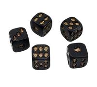 Genérico Set Di Dadi Del Teschio | 1/5 Pcs Dadi Teschio Del Cubo Di Scheletro Spaventoso Novità Ornamento Decorativo, Innovativo Teschio Gotico Horror Tavolo Decorazioni