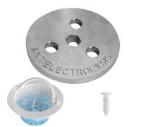 Generico Set di del Cesto Skimmer - Conveniente Pool di Acqua Salata Anodo di Zinco | Piastra di Anodo di Zinco, Accessori per Filtrazione A Galleggianti per La Protezione da Nuoto Interno per Man